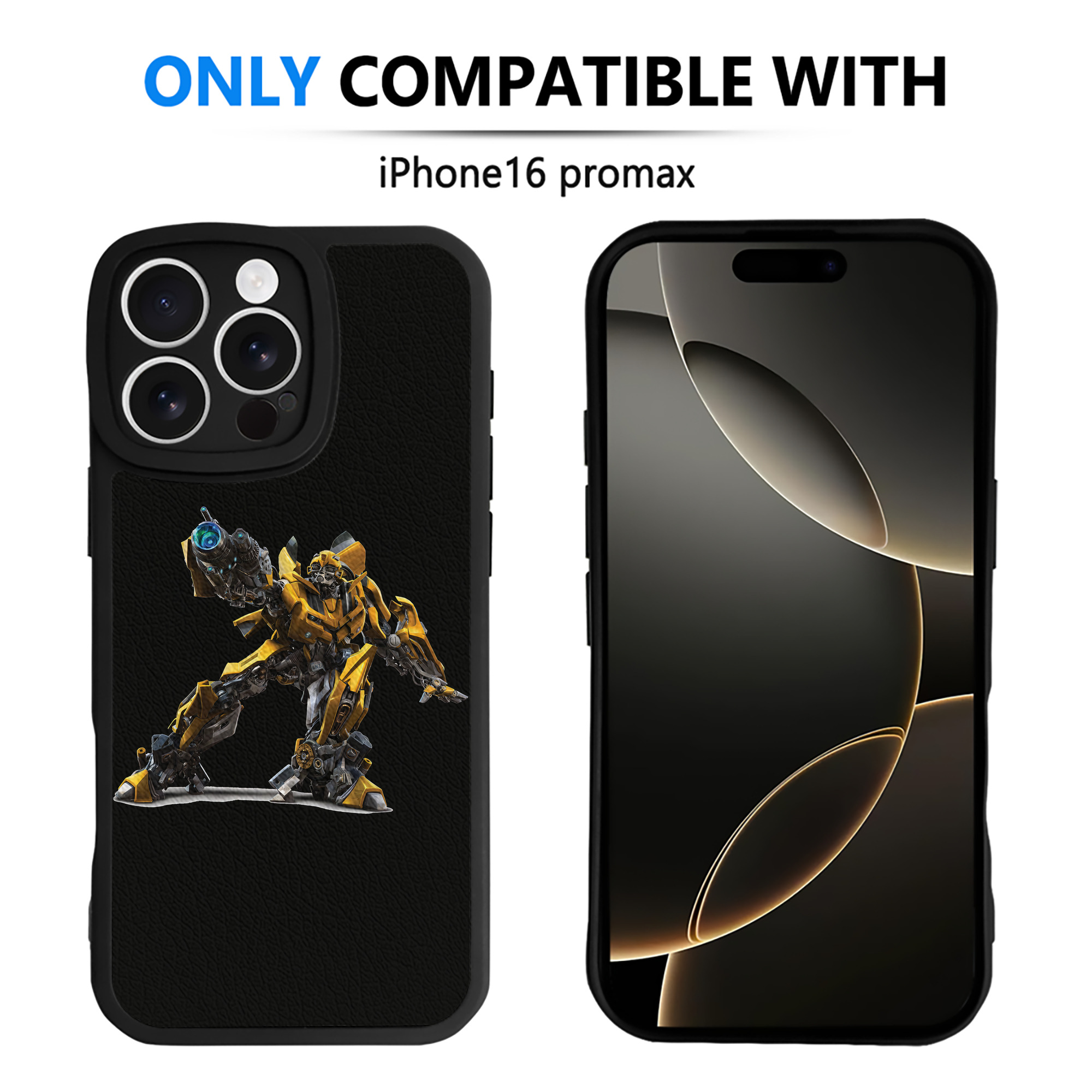 （画像用） Transformers トランスフォーマー 【iPhone 16シリーズ対応】シリコンスマホケース（レザー調） 材質：シリコン
